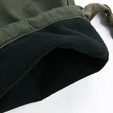 Men's Thick Warm Cargo Fleece Pockets Fur Loose Baggy Pants