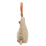 Canvas Women Shoulder High Quality Multifunction Back Pack Travel Bag Large Capacity