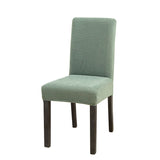 Solid Jacquard Chair Covers Spandex Dining Room Office Banquet
