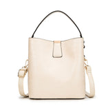 Crocodile Pattern Bucket PU Leather Handbags Women Crossbody Totes Messenger Bag