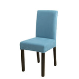 Solid Jacquard Chair Covers Spandex Dining Room Office Banquet