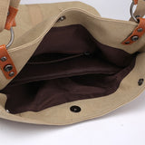 Canvas Women Shoulder High Quality Multifunction Back Pack Travel Bag Large Capacity