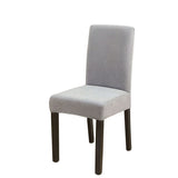 Solid Jacquard Chair Covers Spandex Dining Room Office Banquet