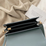 Woman PU Leather Small Square Light Simple Waterproof Shoulder Bag