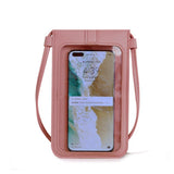 Women's Crossbody PU Leather Wallet Retro Buckle Soft Shoulder Bag