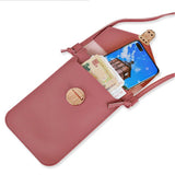Women's Crossbody PU Leather Wallet Retro Buckle Soft Shoulder Bag