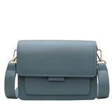 Woman PU Leather Small Square Light Simple Waterproof Shoulder Bag