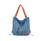 Canvas Women Shoulder High Quality Multifunction Back Pack Travel Bag Large Capacity
