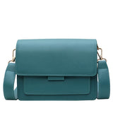 Woman PU Leather Small Square Light Simple Waterproof Shoulder Bag