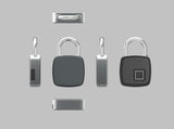 IP65 Waterproof Classic Padlock Smart Fingerprint Security Backpack Luggage Cabinet Door Lock