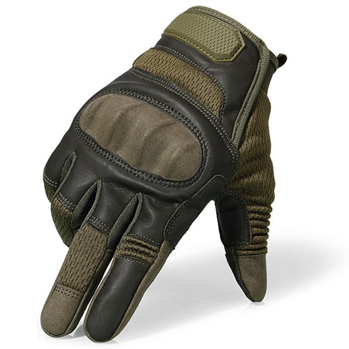 Touch Screen Army Military Tactical Gloves Combat Hard Knuckle Full  Finger/Fingerless