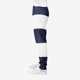 Blue White Stripes Men's Joggers Sweatpants