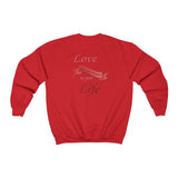 Love Brings Peace Unisex Heavy Blend™ Crewneck Sweatshirt