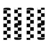 Black White Checker Sublimation Socks