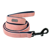 Custom Leather Personalized Pet Tag Collar Leash Lead Small Medium Large Dogs