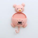 Multifunction Bear Kitchen Toiletries Toothpaste Storage Holder