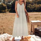 Bone Blocks Sling Ankle Long Dress