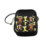 Bananas Monkeys Sling Bag (Model 1627)