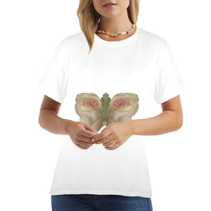 Bison Hide Butterfly Women's T-Shirt Made in USA