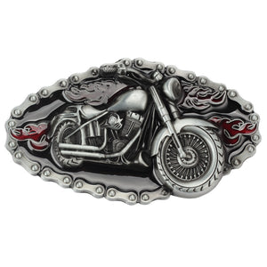 Silver Plating Metal Motorcycle Belt Buckles