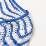 Women's Versatile Slim Fit Striped Hollow Dress