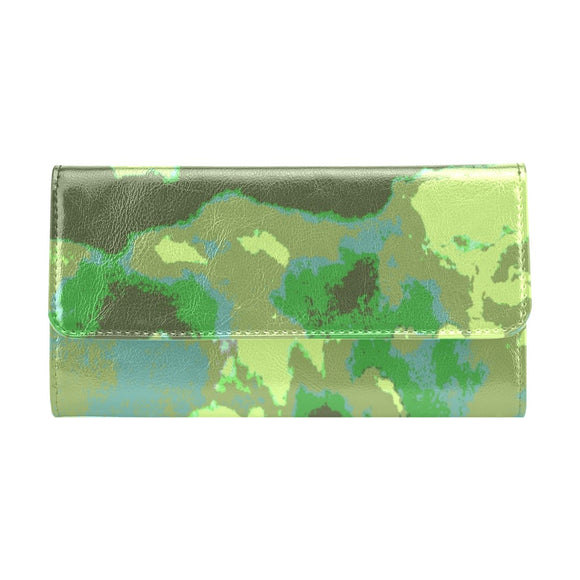 Saratoga Woodland Women's Trifold Wallet(Model1708)