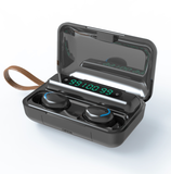 F9-5c Bluetooth Smiley Face Headset TWS Wireless Touch Digital Display
