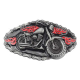 Silver Plating Metal Motorcycle Belt Buckles
