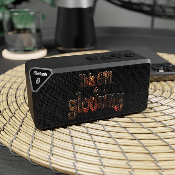 This Girl is Glowing Jabba Bluetooth Speaker