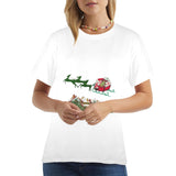 Santa Reindeers Women's T-Shirt Made in USA