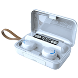 F9-5c Bluetooth Smiley Face Headset TWS Wireless Touch Digital Display