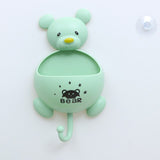 Multifunction Bear Kitchen Toiletries Toothpaste Storage Holder