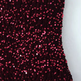 Women's Round Neck Sleeveless Sequined Patchwork Vest Dress