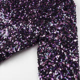 Women's Glitter Sparkling Straight Collar Dress
