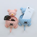 Multifunction Bear Kitchen Toiletries Toothpaste Storage Holder