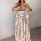 Women's Printed Loose Fitting Two-Piece Set