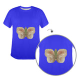 Bison Hide Butterfly Women's T-Shirt Made in USA