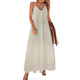 Bone Blocks Sling Ankle Long Dress