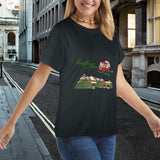 Santa Reindeers Women's T-Shirt Made in USA