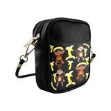 Bananas Monkeys Sling Bag (Model 1627)