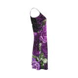 Little Purple Carnations Alcestis Slip Dress (Model D05)