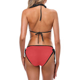 Alizarin Dissolve Custom Bikini Swimsuit (Model S01)