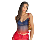 Women Street Vintage Lace Y2k See-Through Vest Sling Sleeveless Mesh Crop Tank Top