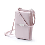 Women PU Leather Phone Card Holder Wallet Purse Shoulder Straps Handbag