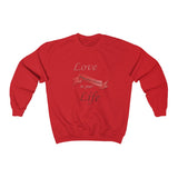 Love Brings Peace Unisex Heavy Blend™ Crewneck Sweatshirt