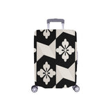Black White Tiles Luggage Cover/Small 24'' x 20''