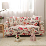 Flower Slipcover Tightly All-inclusive Wrap 1 to 4 Seats Elasticity 1pc Sofa Cover