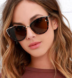 Women Vintage Cat Eye Designer Cute Eyewear Sunglasses