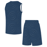 Prussian Blue Birdeye All Over Print Basketball Uniform