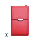 Women PU Leather Phone Card Holder Wallet Purse Shoulder Straps Handbag